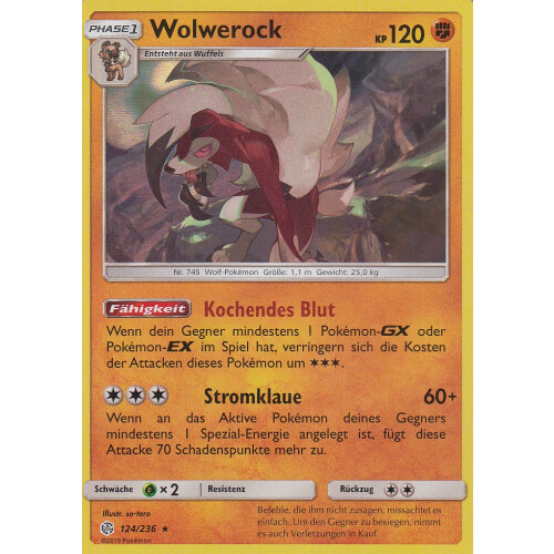 Wolwerock - 124/236 - Holo