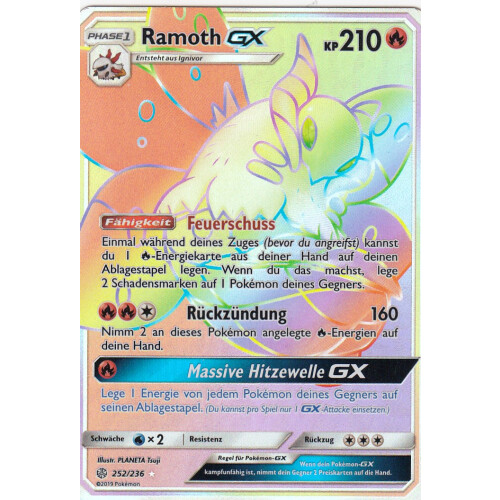 Ramoth GX - 252/236 - Rainbow Rare