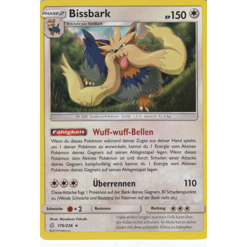 Bissbark - 176/236 - Reverse Holo