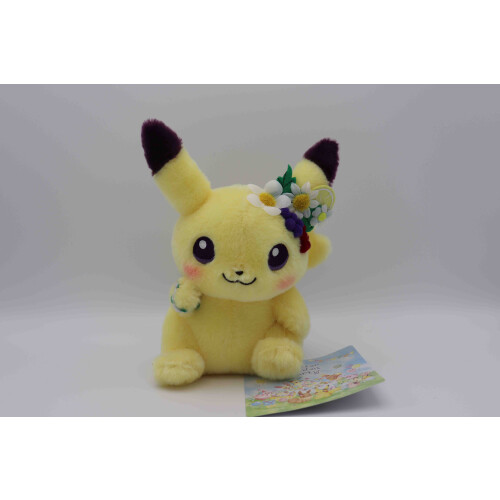 Pikachu Easter Garden Party - Pokemon Plüschfigur aus Japan (20cm)