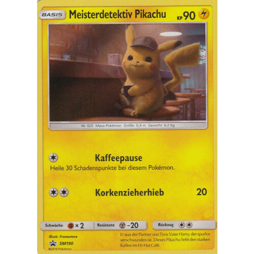 Meisterdetektiv Pikachu - SM190 - Promo
