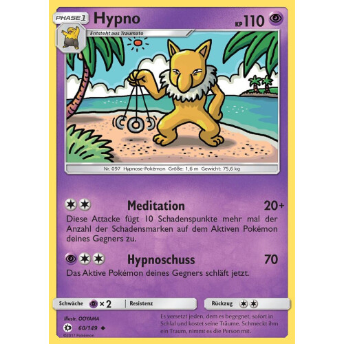 Hypno - 60/149 - Reverse Holo