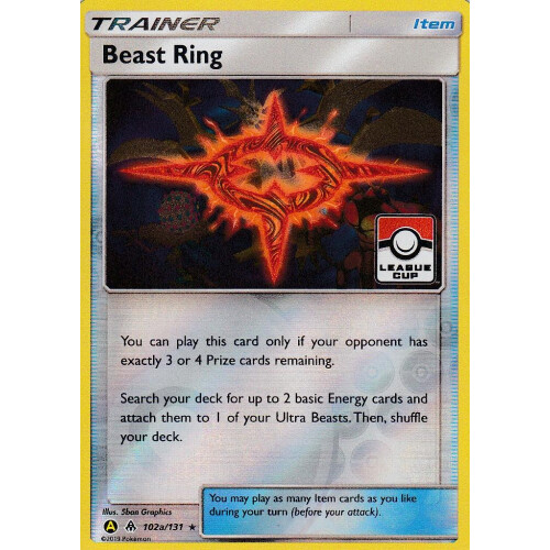 Beast Ring - 102a/131 - League Cup Promo