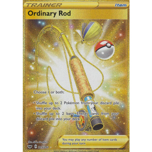 Ordinary Rod - 215/202 - Secret Rare