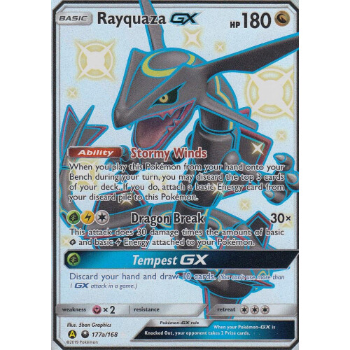 Rayquaza GX - 177a/168 - Hyper Rare