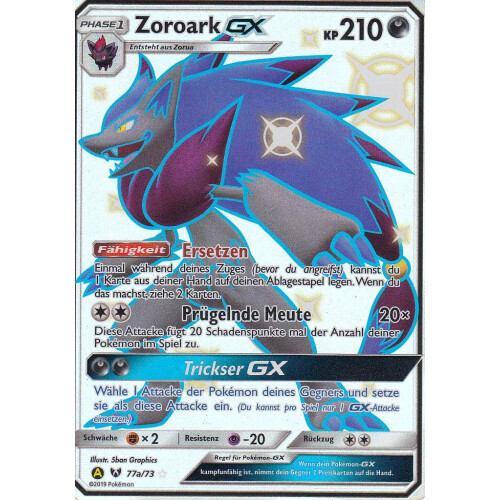 Zoroark GX - 77a/73 - Hyper Rare