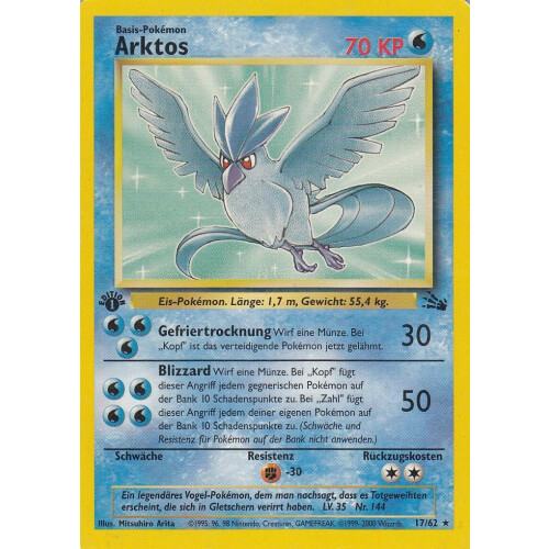 Arktos - 17/62 - Rare - 1st Edition - Good