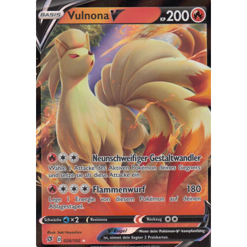 Vulnona V - 026/192 - Ultra Rare