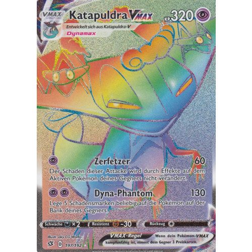 Katapuldra VMAX - 197/192 - Rainbow Rare
