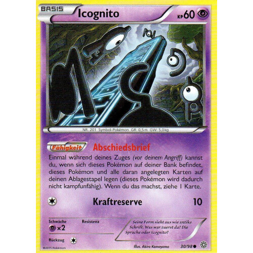 Icognito - 30/98 - Reverse Holo