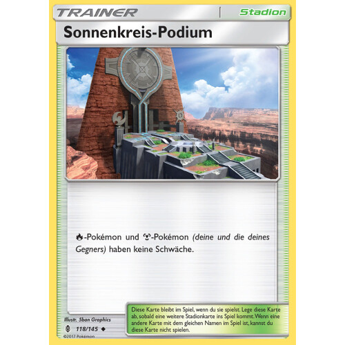 Sonnenkreis-Podium - 118/145 - Uncommon