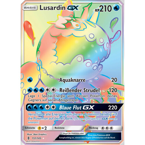 Lusardin GX - 151/145 - Rainbow Rare