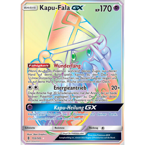 Kapu-Fala GX - 155/145 - Rainbow Rare