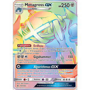 Metagross GX - 157/145 - Secret Rare