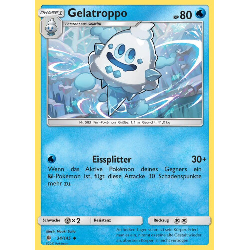 Gelatroppo - 34/145 - Reverse Holo