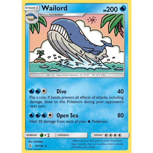 Wailord - 30/145 - Rare