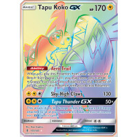 Tapu Koko GX - 153/145 - Rainbow Rare