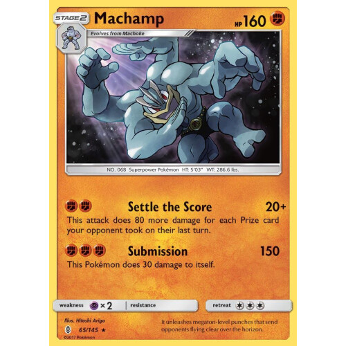 Machamp - 65/145 - Reverse Holo