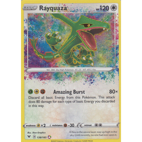 Rayquaza - 138/185 - Amazing Rare