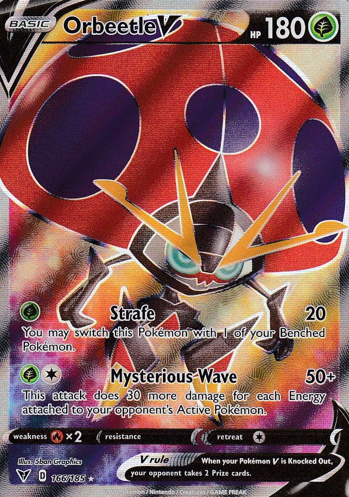 POKÉMON TCG - Orbeetle V Ultra Rare - 020/185 – Hero Stash