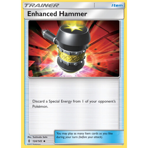 Enhanced Hammer - 124/145 - Reverse Holo