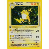 Raichu - 14/102 - Holo 1st Edition - Good