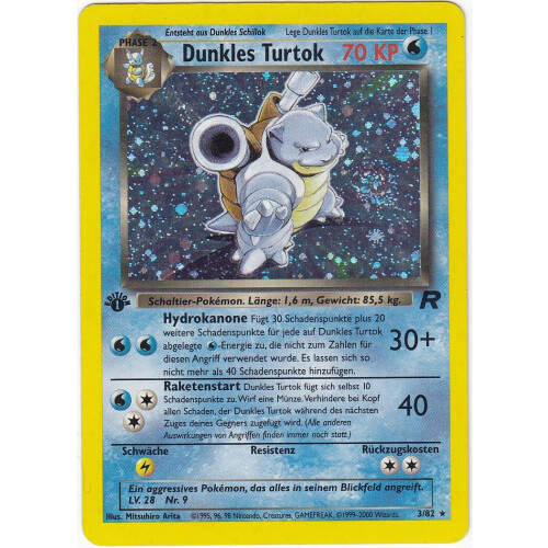 Dunkles Turtok - 3/82 - Holo 1st Edition - L-PS2