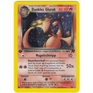 Dunkles Glurak - 4/82 - Holo 1st Edition - L-PS12