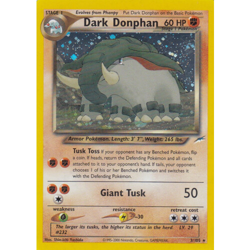 Dark Donphan - 3/105 - Holo - Good
