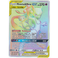 Mewtu & Mew GX - 242/236 - Rainbow Rare - L-PS38
