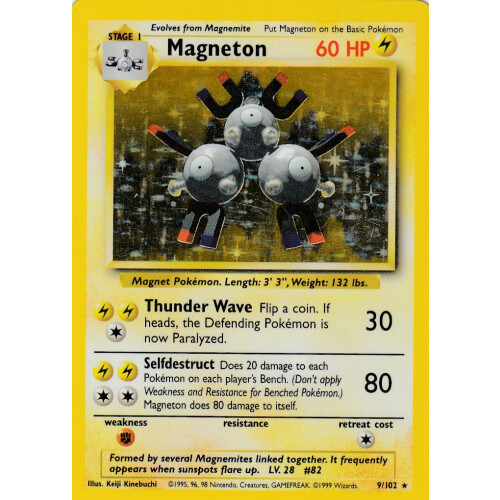 Magneton - 9/102 - Holo - Excellent