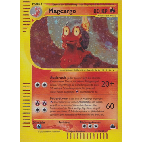 Magcargo - H16/H32 - Holo - Played