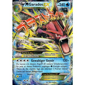 M Garados-EX - 27/122 - EX - Excellent