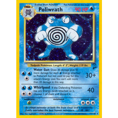 Poliwrath - 15/130 - Holo - Good