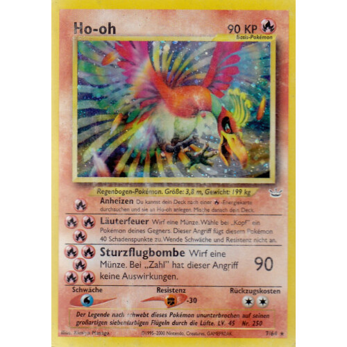 Ho-oh - 7/64 - Holo - Poor