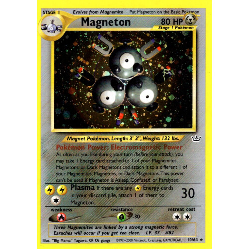 Magneton - 10/64 - Holo - Good