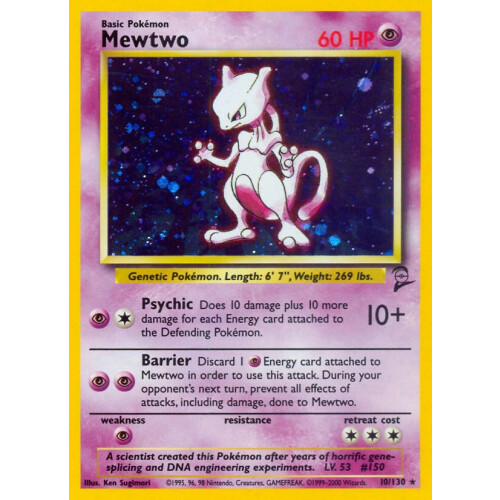 Mewtwo - 10/130 - Holo - Played