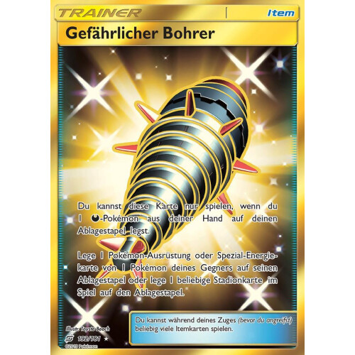 Gefährlicher Bohrer - 192/181 - Secret Rare - Excellent