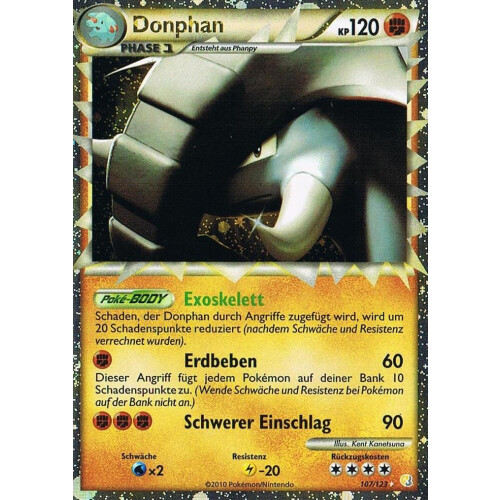 Donphan - 107/123 - Prime - Excellent