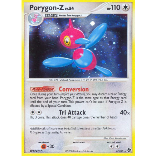 Porygon-Z - 6/106 - Holo - Excellent