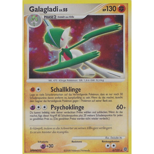 Galagladi - 6/132 - Holo - Excellent