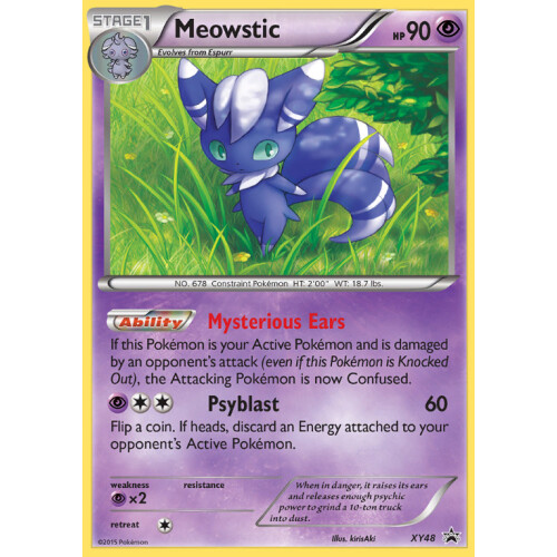Meowstic - XY48 - Promo - Excellent
