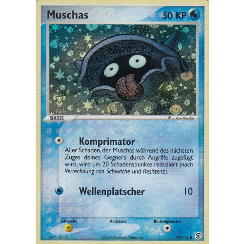 Muschas - 79/112 - Reverse Holo - Excellent