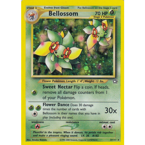 Bellossom - 3/111 - Holo - Played
