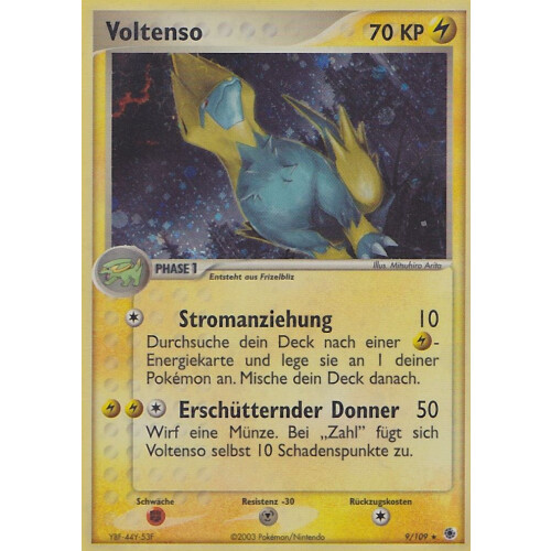 Voltenso - 9/109 - Holo - Excellent