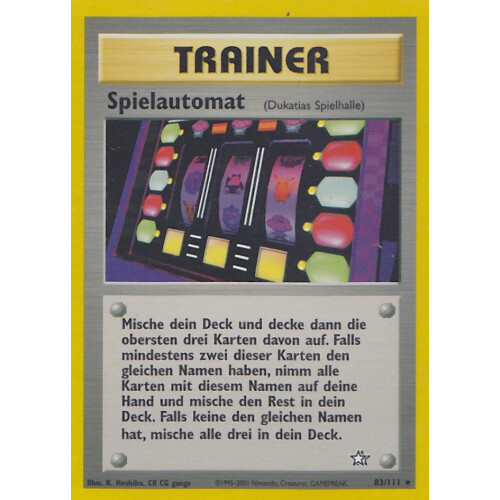 Spielautomat - 83/111 - Rare - Good
