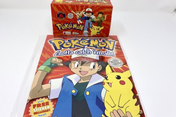 Pokemon Topps 2000 Sticker Display Sammelalbum Pokemon Topps 2000 Sticker Display Sammelalbum