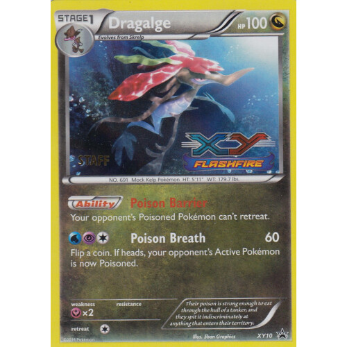 Dragalge - XY10 - STAFF Promo - Excellent