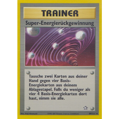 Super-Energierückgewinnung - 89/111 - Rare - Excellent