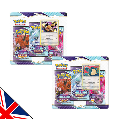 Sword & Shield - Chilling Reign - 3-Pack + Promo Blister (Englisch)